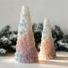 Molde de silicona para velas estilo rosa, adornos de yeso para aromaterapia, adornos para árbol de Navidad