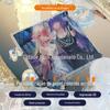 Papel acrílico/cor dupla flash personalizado para mapear ornamentos DIY de periféricos secundários personalizados prata escovado fundo flash cebola areia movediça