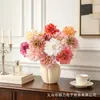 Flor de crisantemo simulada para gorro de graduación DIY, sombrero de sol, materiales de flores decorativas, decoración para el hogar y la sala de estar, paisaje de jardín, flores artificiales