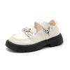 Zapatos de Cuero para Niña Mary Jane Planos de Suela Blanda 2026 Nuevos de Primavera y Otoño Zapatos Negros de Rendimiento para Niña Zapatos de Princesa Modernos
