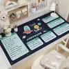 Tapete de Mesa para Estudantes e Crianças Mesa de Estudo Tapete Especial de Proteção para Desktop Ecológico e Inodoro Mesa de Escrita Mesa de Computador Toalha de Mesa