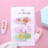 Bonita horquilla de dibujos animados para niña, horquilla con forma de corazón, pinza lateral, accesorios para el cabello japoneses y coreanos, tocado, venta al por mayor, pinza superior, pinza para flequillo, pinza de pato