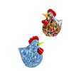 Decoraciones de Vidrio Creativas de Pollo Cucú para Escritorio Sala de Estar Escritorio Hogar Lindo Estilo Pollo Decoraciones de Vidrio