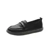 Zapatos de enfermera planos, sin cordones, de suela blanda, modernos, cómodos, de altura media, suela fina, nuevo estilo de otoño para mujer 2026