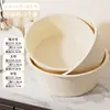 Lavabo de Plástico Engrosado para Dormitorios de Estudiantes, Tina para Baño de Bebé, Cubeta para Lavar Ropa, Lavabo Extra Grande al por Mayor con Texto Impreso, Lavabo de Cocina