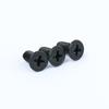 Fornecimento de fábrica parafuso de cabeça escareada cruzada zinco preto aço inoxidável equipamento mecânico parafuso de cabeça escareada cruzada zinco preto