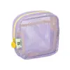 Bolsa de Tocador de Malla de Colores Caramelo Dopamina Bolsa de Maquillaje Portátil Gran Capacidad Nicho Ins Bolsa de Almacenamiento