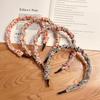 Diadema floral pequeña de estilo pastoral de primavera y verano, diadema plisada retro de celebridades de Internet, paquete de cabello de hadas, accesorios para el cabello de estilo coreano