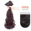 Peruca para Mulheres com Cabelo Longo, Extensões de Cabelo em Três Peças, Cabelo Realista, Volumoso, Aumento do Volume do Cabelo, Ondas Grandes, Extensões de Cabelo Invisíveis e Sem Costura