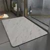 Tapete de Chão para Banheiro Lama de Diatomáceas Tapete Acolchoado Secagem Rápida Banheiro Doméstico Tapete Absorvente de Água Banheiro Tapete Antiderrapante para Pés Tapete Tapete de Porta