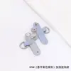 Aplicable Transfronterizo Bolso Mini Longxiang Correa para el Hombro Cuero Genuino Transformación Bolso Cruzado Dumpling Hebilla Pequeña sin Perforación Correa para Colgar en Bolso