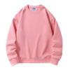 Sudadera de Cuello Redondo de 300g, Algodón Chino Estilo Hombros Descubiertos, Ropa de Otoño del Mismo Estilo para Hombres y Mujeres, Logotipo Estampado a Color Puro, Nueva Chaqueta Versátil de Otoño e Invierno