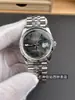 Aliexpress Oro Rosa Diseño de Hoja Verde 2836 Anillo de Diamante de Moda 31mm Completamente Dorado Reloj Mecánico Automático para Mujer