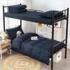 Conjunto de colcha de cor sólida, núcleo de colcha de inverno, quatro estações, dormitório estudantil universal, conjunto de cama de algodão para primavera e outono, com quatro ou seis peças