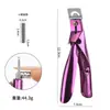 Cortauñas de Acero Inoxidable en Forma de U para Uñas Postizas DIY, Tijeras para Uñas, Herramientas para Uñas de Calidad Profesional para Salones de Uñas al por Mayor