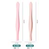 Pinzas para cejas de acero inoxidable de colores, pinzas para recortar cejas, pinzas de boca oblicua, pinzas planas para cejas, pinzas depiladoras, pinzas para cejas, pinzas de rayas horizontales multicolor
