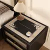 Funda de Mesa de Noche Estilo Americano de Lujo Ligero, Mantel, Funda de Dormitorio de Gama Alta, Funda a Prueba de Polvo para Refrigerador, Lavadora y Microondas