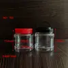 Procesamiento de envases personalizados transparentes de sólido-líquido para cintura latas de alimentos botella de plástico PET de boca ancha con asa tapa botella sellada