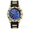 Venta al por mayor de fábrica, relojes populares para hombre para comercio electrónico transfronterizo, con una esfera de alta gama y a la moda, construcción de aleación y diseño de tres ojos