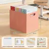Caixa de livros com rodinhas, caixa de armazenamento de livros para salas de aula de estudantes, caixa de armazenamento de livros sob a mesa, organizador de livros de grande capacidade