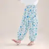 Tutu Elefantinho Roupas Infantis Calça para Meninas Verão Estilo Fino 2026 Nova Calça de Algodão Puro Estilo Lanterna Super Fofa Casual
