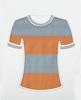 Algodón liso 32 piezas 95% algodón 5% elastano tela a rayas tela para camiseta interior tela para camiseta tejido algodón peinado tela para ropa de niños