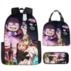 Amazon Quente Espião Divertido Animação Periférico Mochila Mochila Escolar Estudante Mochila de Lanche Infantil com Estampa Completa