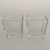 Pacote de material para fazer castiçal suporte de lâmpada bolsa mongol material redondo pequeno de vidro copo de castiçal mesa de jantar cristal francês