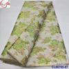 Cheongsam Bordado Colorido de Flor Grande Tecido Jacquard Brocado Antigo Tecido de Renda Brocado Africano