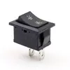 KCD1-101 interruptor basculante de dois pinos e duas engrenagens da fonte de alimentação elétrica interruptor basculante de três pinos 15 * 21 luz plana inclinada