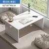 Un imprescindible para los dormitorios universitarios: un escritorio para portátil que se puede colgar del techo o colocar en una litera, un escritorio plegable y conveniente para usar en la cama