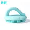 Produtos de higiene pessoal para bebés, escova de banho de elefante de silicone macia e confortável, escova de champô macia e confortável com alça