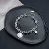 Pulsera de Acero Inoxidable para Hombre, Moderna y Sencilla, Accesorios Populares para Mujer, Joyería Versátil de Gama Alta, Joyería Hip-Hop Retro al por Mayor