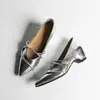 Sapatos Mary Jane Femininos 2026 Tendência Estilo Coreano Nova Primavera Sapatos Pequenos de Couro Moda Elegante Versátil Bico Fino Sapatos Baixos