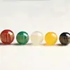 Piedra en bruto ágata corazón sutra letras bronceadas cuentas redondas diy cuentas sueltas cuentas cuentas cuentas accesorios al por mayor