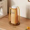 Organizador de vasos de escritorio, estante de almacenamiento de gran capacidad para vasos desechables, adecuado para restaurantes y bares, también para almacenar vasos de papel y vasos de té de leche