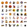 Adesivos de Halloween Transfronteiriços 2026 Desenho Animado Grafite Mala Computador Caderno Decoração Adesivos de Halloween a Laser