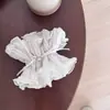 Malla de Tela Estilo Francés Flor de Trompeta Goma para el Cabello Moda Simple Versátil Nicho Accesorio para el Cabello Elegante Accesorios para la Cabeza de Gama Alta