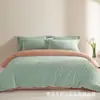 Conjunto de cama de alta qualidade para bebês em fleece de outono e inverno de Nantong, grau A, adequado para mães e bebês, com um conjunto de quatro peças feito de tecido macio de fleece de leite