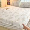 Lençol de Cama Ajustado de Veludo Coral Leite Espesso de Inverno Peça Única Colcha com Forro de Lã Protetor de Colchão Simmons Quente Conjunto de Três Peças