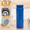 Taza térmica de acero inoxidable al vacío mini de bolsillo estilo simple fresco para hombres mujeres niños taza de agua taza de agua térmica portátil