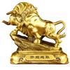 Adornos de Toro de Bronce Toro Pionero Tamaño Grande 25 cm de Alto Hogar Jefe Oficina Mascota Artesanías Ceremonia de Apertura
