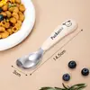 Cuchara yuanbao de acero inoxidable 316L para bebés y niños pequeños, cuchara para comer y papilla de bebé, cuchara especial para alimentos complementarios