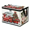 Caja de almacenamiento plegable temática de Navidad, hecha a medida, transfronteriza, para juguetes, especialmente diseñada para organizar ropa, con tapa y gran capacidad