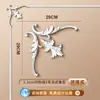 Tira de Borda para Parede de Fundo de TV com Flor de Canto Francês em Linha de PU Imitação de Gesso Tira Decorativa Teto Estilo Europeu Americano