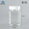 Garrafas Plásticas de Mel Cuidadosamente Selecionadas 380ml Garrafas Quadradas para Embalagem de Xarope de Pera Garrafas com Tampa Anti-Violação Garrafas de Abelha Seladas