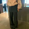 ¡Trece Filas Dulce*Hogar! Pantalones de campana de dos piezas falsos ajustados de cintura alta para adelgazar, nuevos para el otoño de 2026