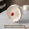 Prato de osso para mesa de jantar em casa, bandeja de osso, prato de lixo, prato de osso de plástico de luxo leve, prato de lanche, base para armazenamento, prato de frutas