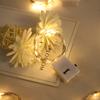 Guirnalda de luces de bola Bobo al por mayor led botón caja pequeña blanca alambre de cobre lámpara decoración pastel de flores lámpara flash lámpara de alambre de cobre al por mayor