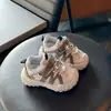 Zapatillas de malla para niños tipo "dad shoes", zapatillas deportivas para niños y niñas, nuevas zapatillas casuales de running para niños 2026 con suelas de llanta
